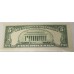 UNITED STATES OF AMERICA 1988 . FIVE 5 DOLLARS BANKNOTE . ERROR . BUTTERFLY FOLD